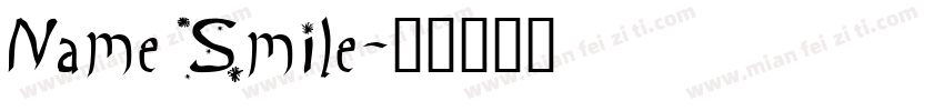 Name Smile字体转换